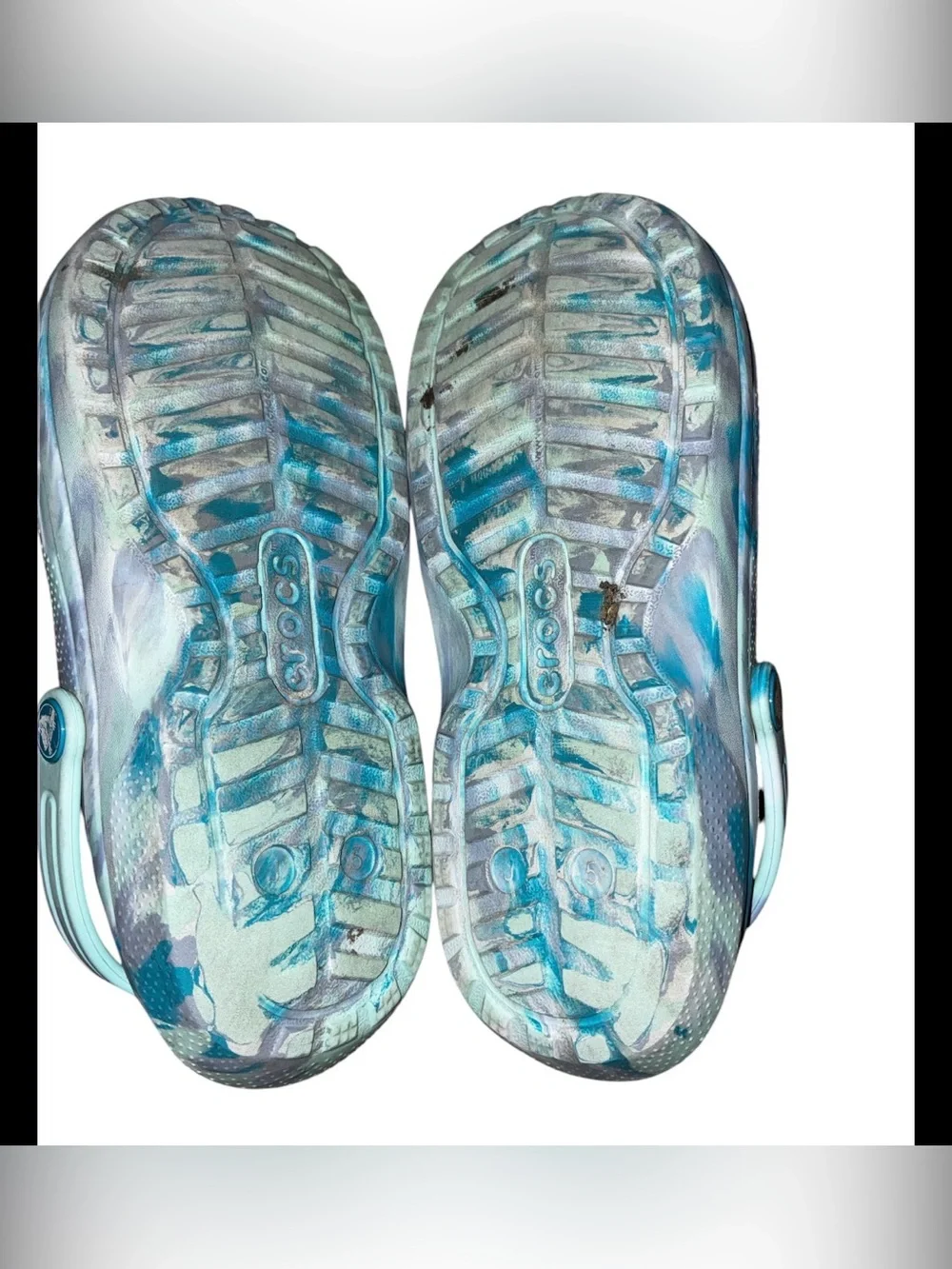 Crocs Kids Classic Lined Clog - Bundle SZ 5 Multi Blue & Green